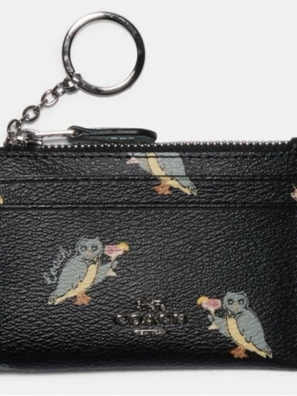 RARE COACH PURSE AND WALLET! vintage party owl print!